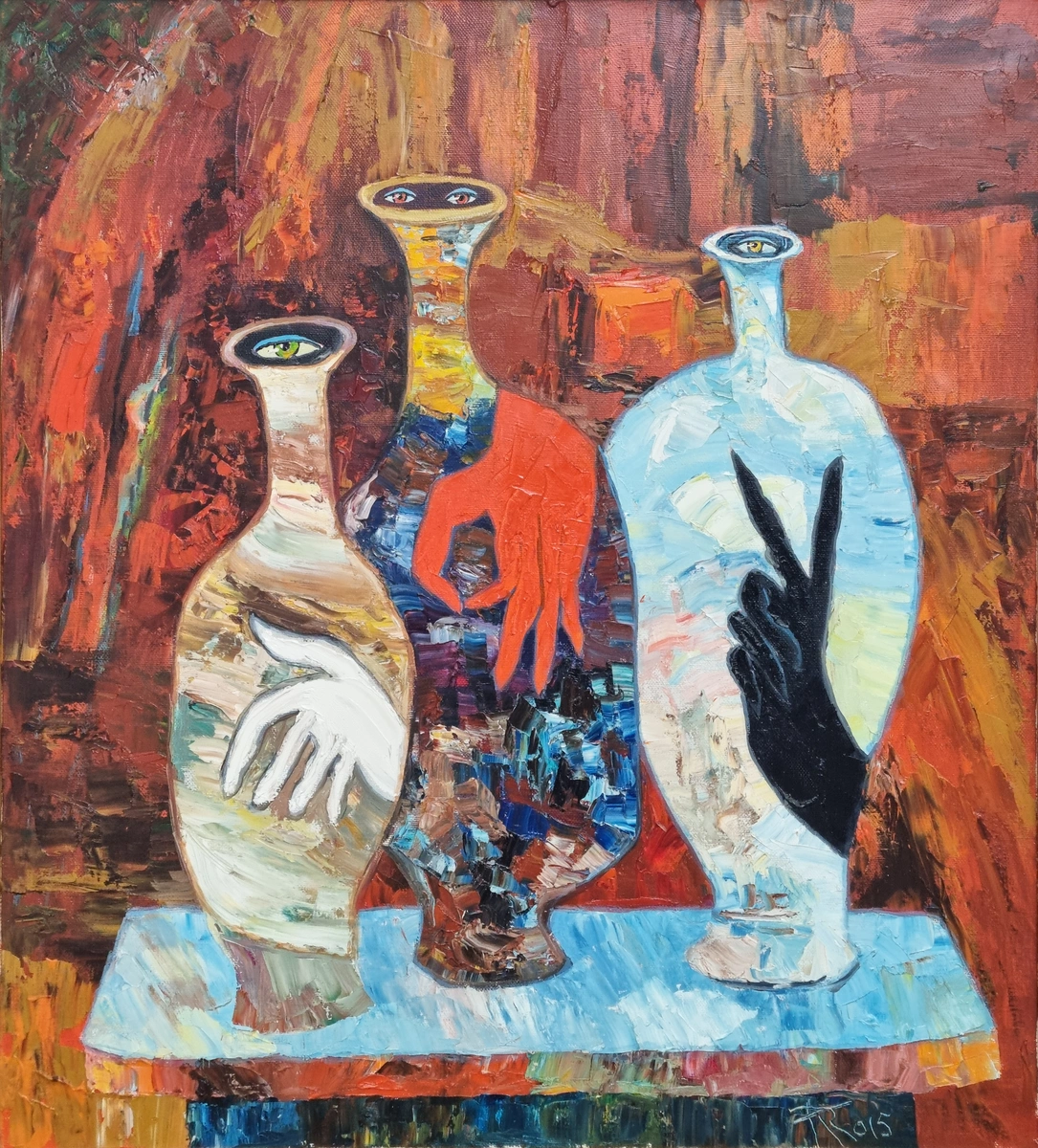 Dialogue of Color and Gesture